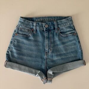 American Eagle Denim Curvy Mom Shorts - NWOT